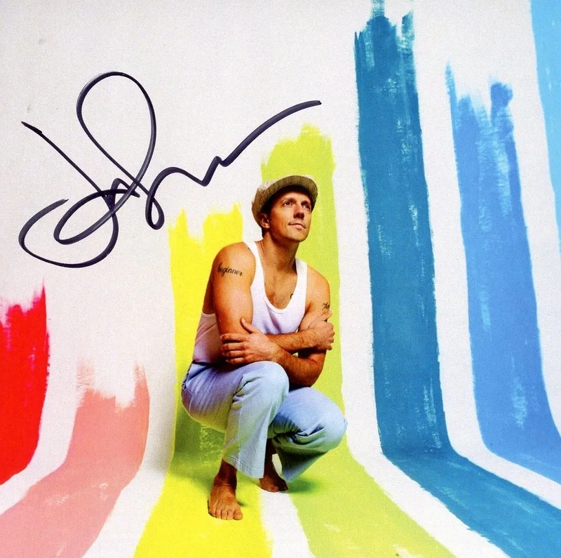 JASON MRAZ SIGNED MYSTICAL MAGICAL RIDE FRAMED MATTED CD w/ AUTOGRAPH ACOA COA, image 2