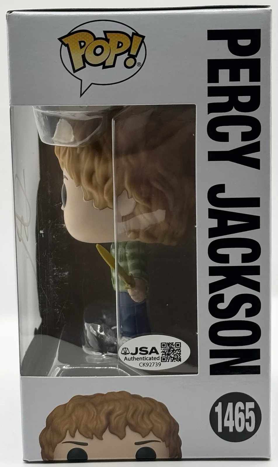 Walker Scobell — Walker Scobell Signed Percy Jackson Funko Pop #1465 JSA COA Autographed, image 2