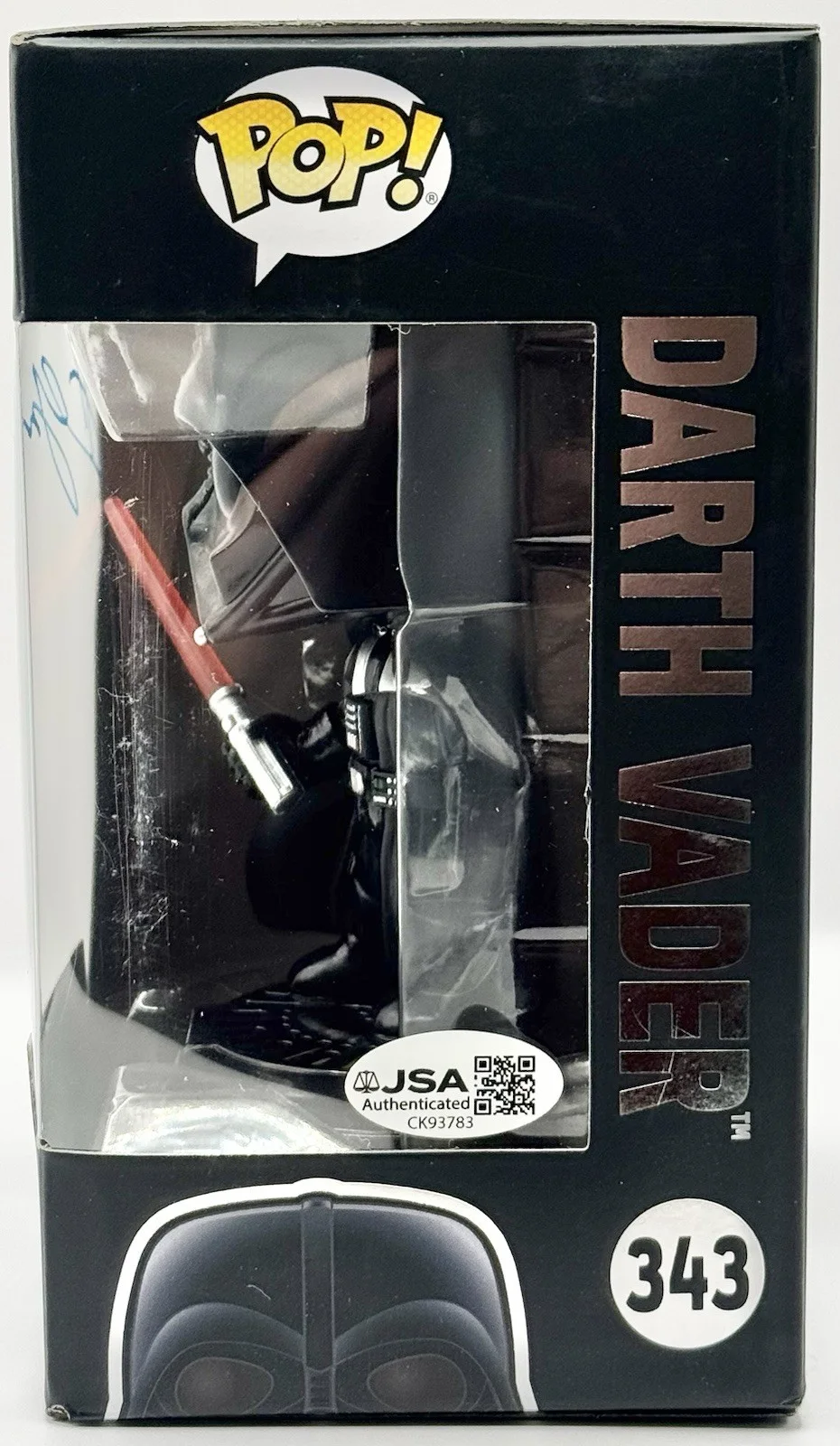 Hayden Christensen — Hayden Christensen Signed Auto Darth Vader Lights & Sounds Funko Pop JSA COA, image 2