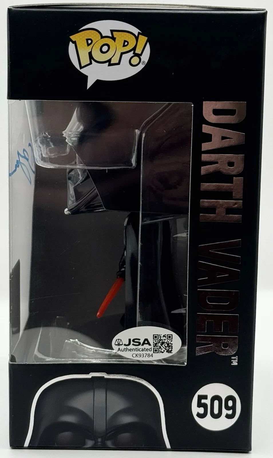 Hayden Christensen — Hayden Christensen Signed Autographed Darth Vader Celebration Funko Pop JSA COA, image 2