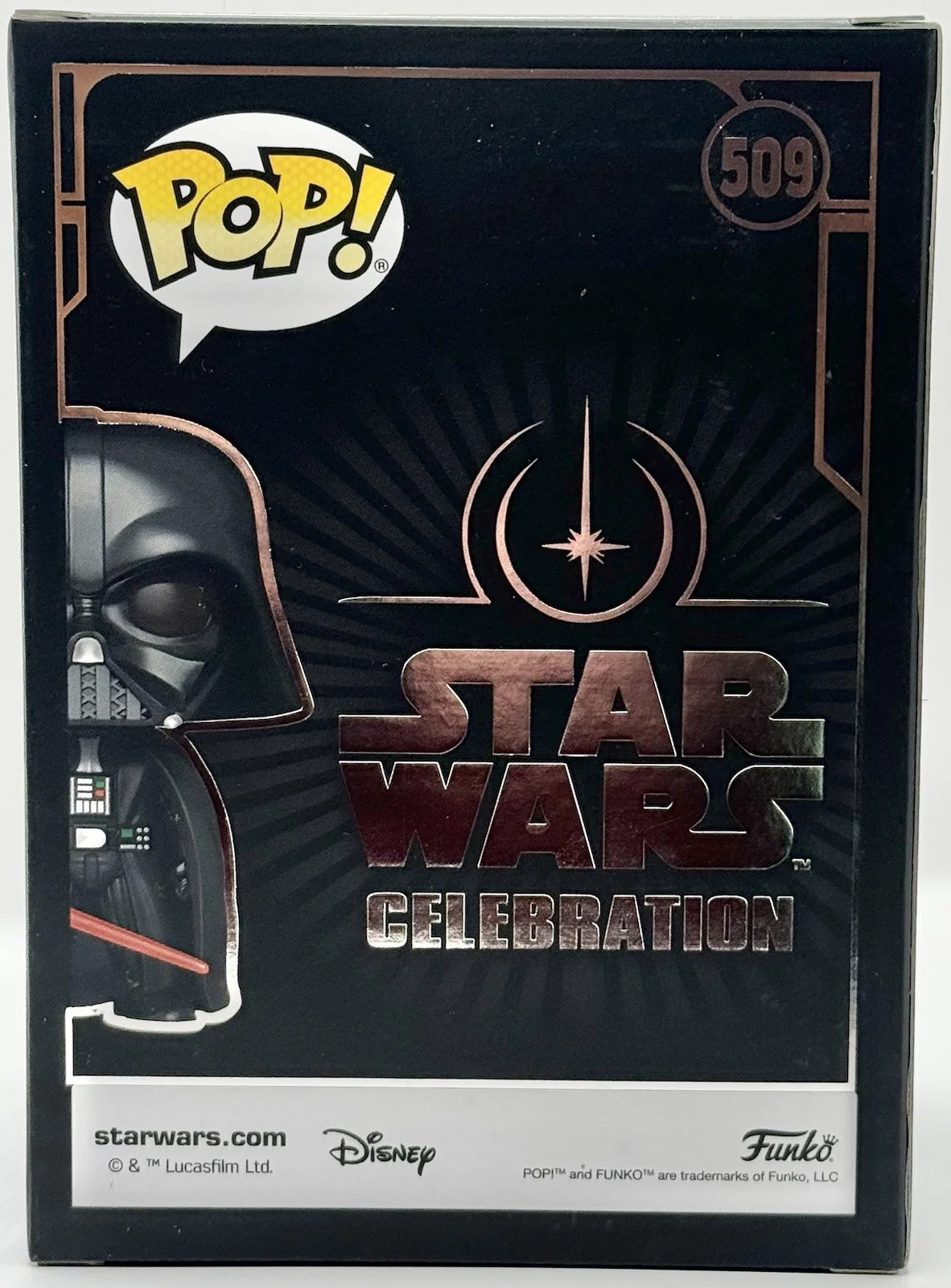 Hayden Christensen — Hayden Christensen Signed Autographed Darth Vader Celebration Funko Pop JSA COA, image 3