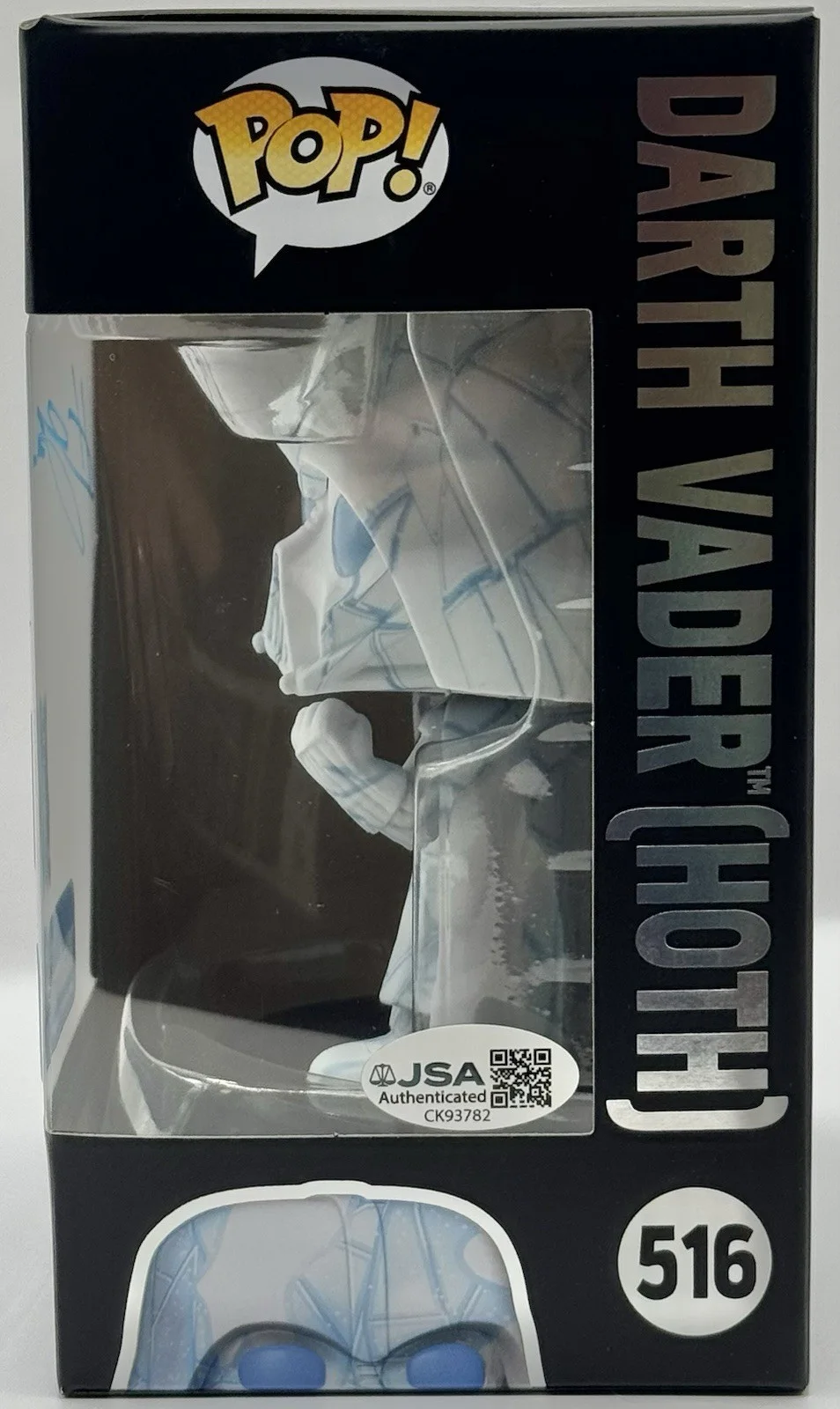 Hayden Christensen — Hayden Christensen Signed Autographed Darth Vader Art Series Funko Pop JSA COA, image 2