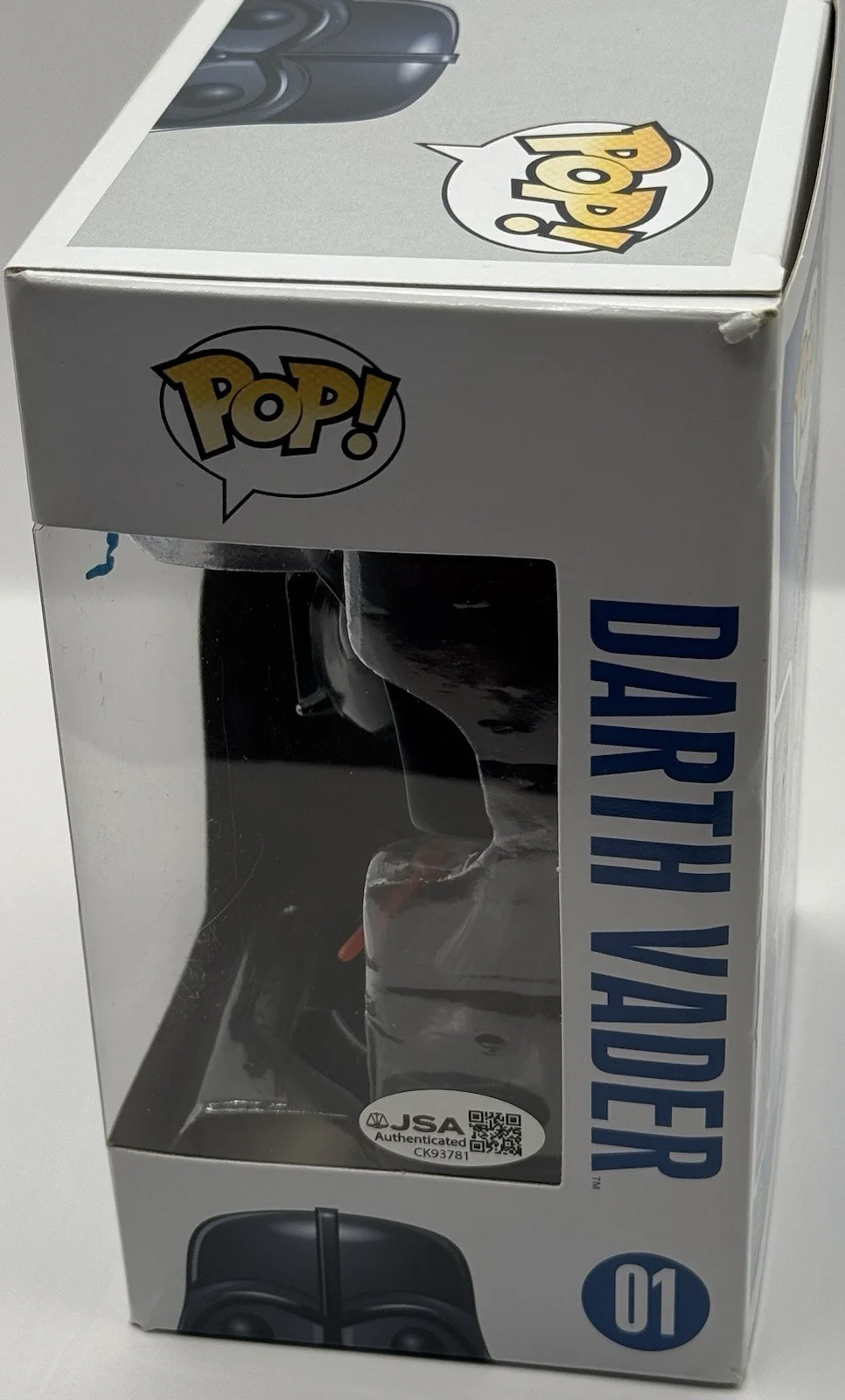 Hayden Christensen — Hayden Christensen Signed Autographed Darth Vader Funko Pop JSA COA, image 3