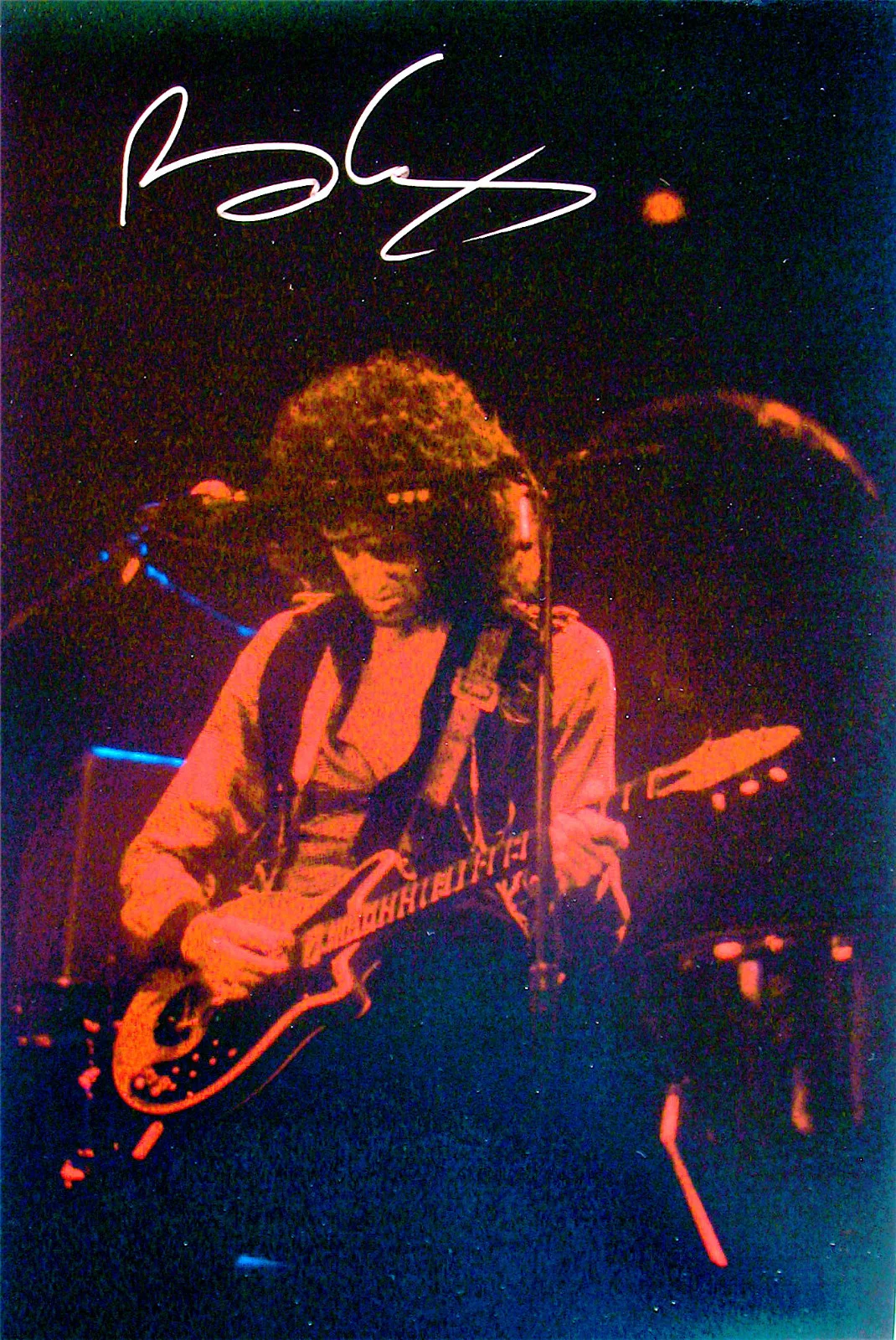 QUEEN-Rare BRIAN MAY Autographed Original Unreleased Photograph-The Game Tour, изображение 2