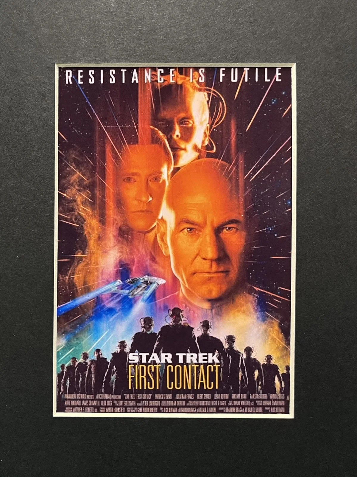 STAR TREK FIRST CONTACT. . 35mm Film Cell Mounted Display, изображение 2