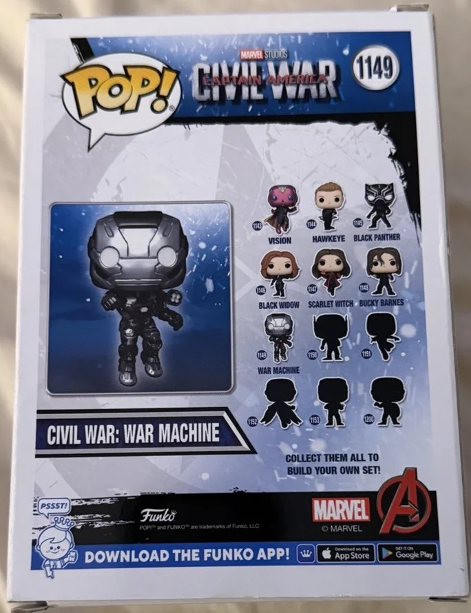 Dorian Harewood — Dorian Harewood Signed Iron Man War Machine Funko Pop #1149 Marvel w/ JSA COA, image 5