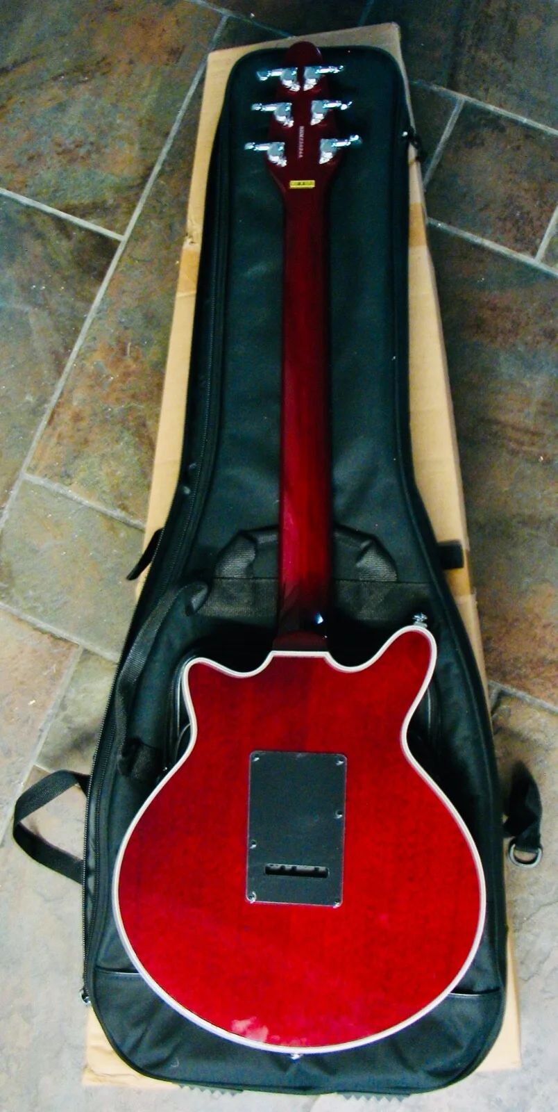 QUEEN~BRIAN MAY~Autographed Red Special Guitar w/COA+Paperwork/Invoice, image 4