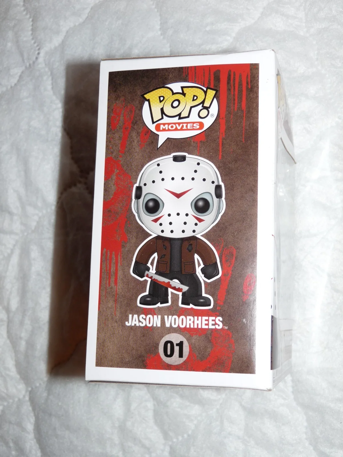 Ari Lehman — Ari Lehman auto signed Jason Voorhees Funko Pop #01 Beckett horror Inscr. Body #, изображение 2