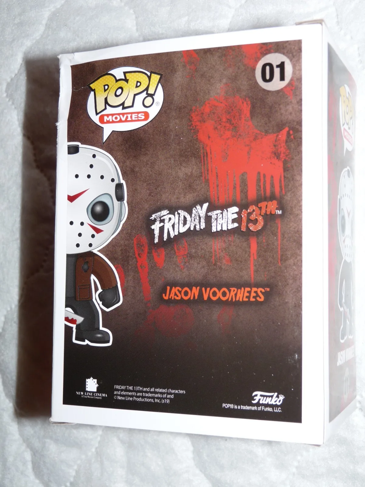 Ari Lehman — Ari Lehman auto signed Jason Voorhees Funko Pop #01 Beckett horror Inscr. Body #, изображение 3