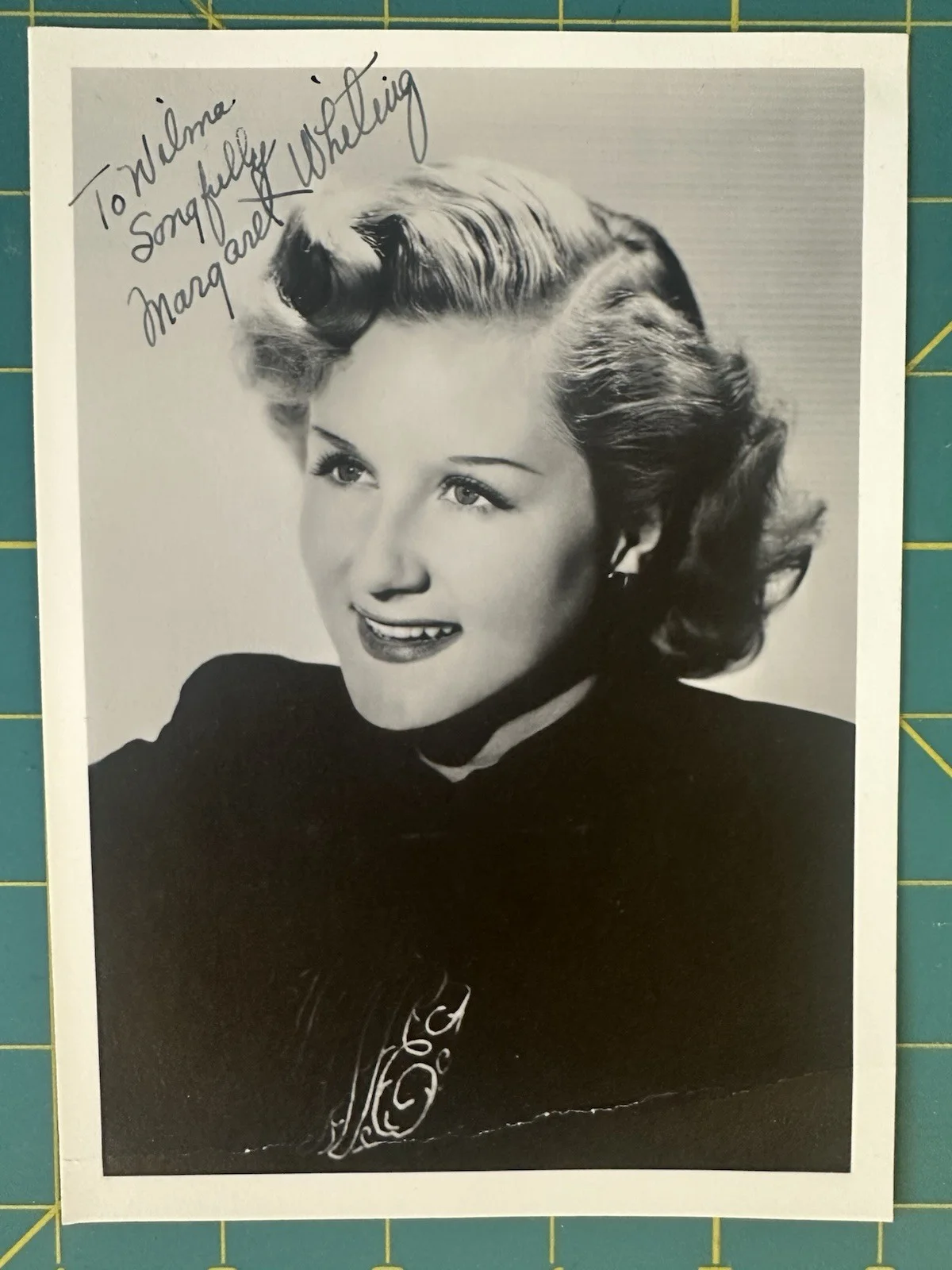 Margaret Whiting — MARGARET WHITING Vintage Inscribed 5 X 7 HOLLYWOOD Photo from The Golden Era, изображение 3