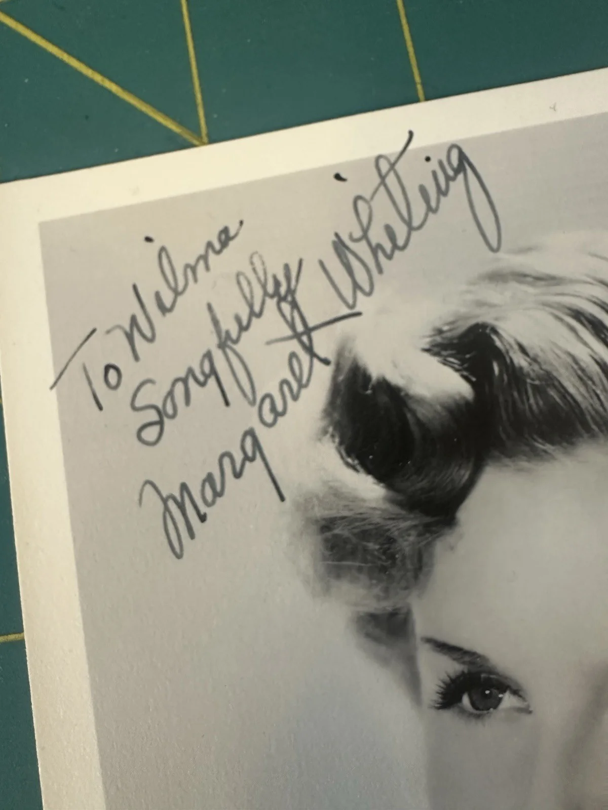 Margaret Whiting — MARGARET WHITING Vintage Inscribed 5 X 7 HOLLYWOOD Photo from The Golden Era, изображение 4