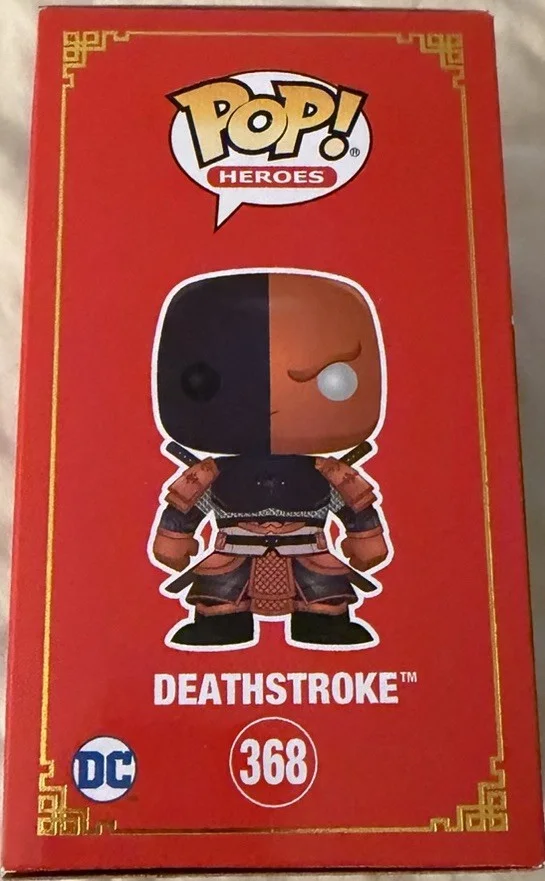 Esai Morales — Esai Morales Signed 2021 Summer LE Funko Pop #368 Deathstroke Titans w/ JSA COA, image 5