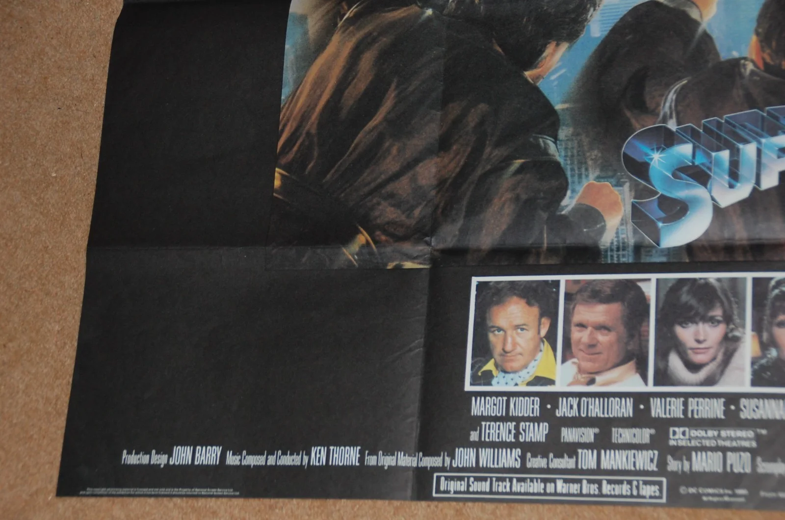 CHRISTOPHER REEVE - SUPERMAN II (2) (1980) - RARE ORIG. UK QUAD POSTER, image 4