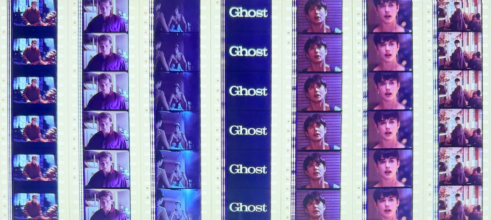 Ghost (1990) Very Rare Unmounted Genuine 35mm Film Cells, изображение 4