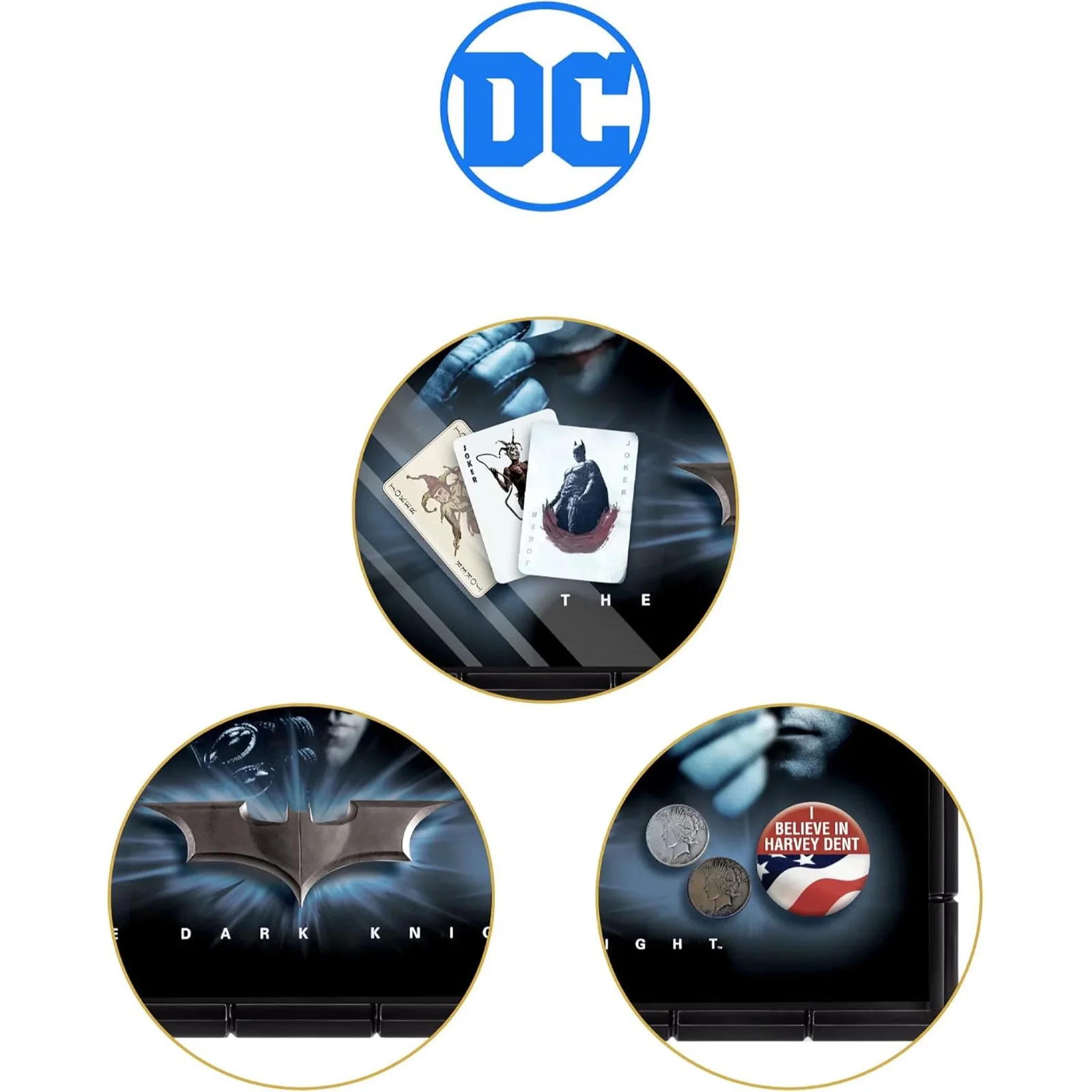 The Noble Collection Batman The Dark Knight Prop Set NN4536 EX DISPLAY, image 2
