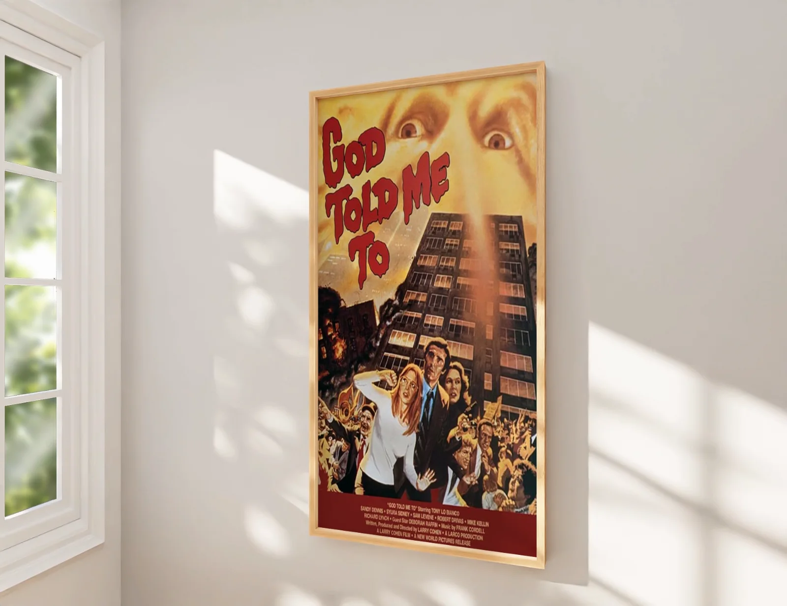 God Told Me To 1976 - Horror Crime Restored 27.2" x 41" US One Sheet, image 2