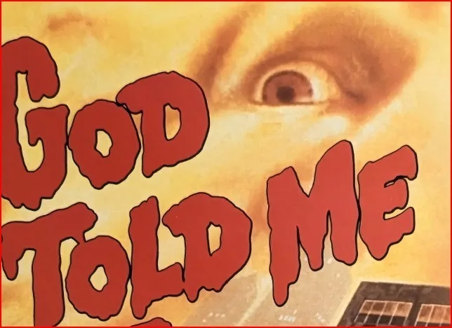 God Told Me To 1976 - Horror Crime Restored 27.2" x 41" US One Sheet, image 3