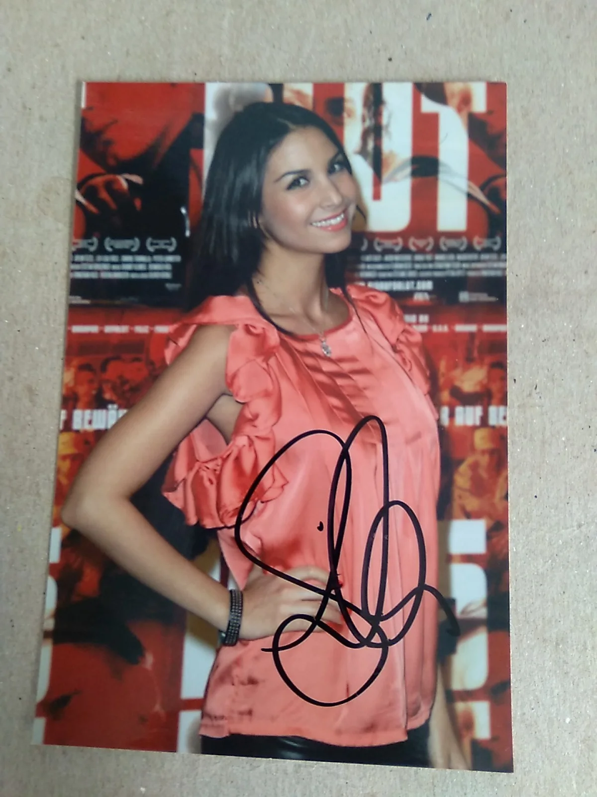 Sila Sahin Turkish Actress And TV Personality Signed Autograph 6x4in Photo, изображение 2