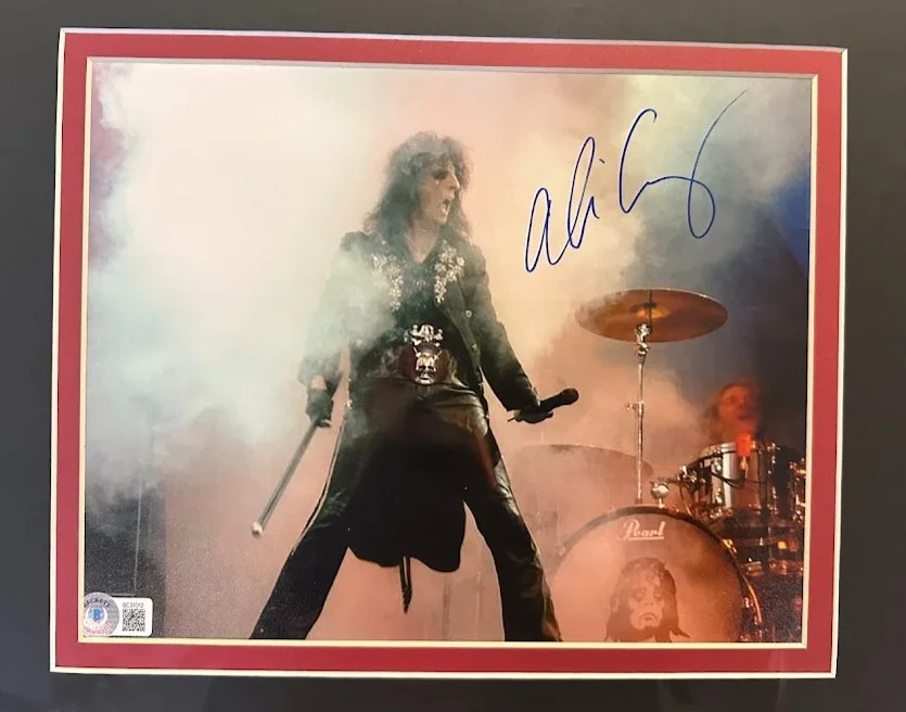 Alice Cooper Signed Framed 8x10 Photo Display (Beckett), image 5