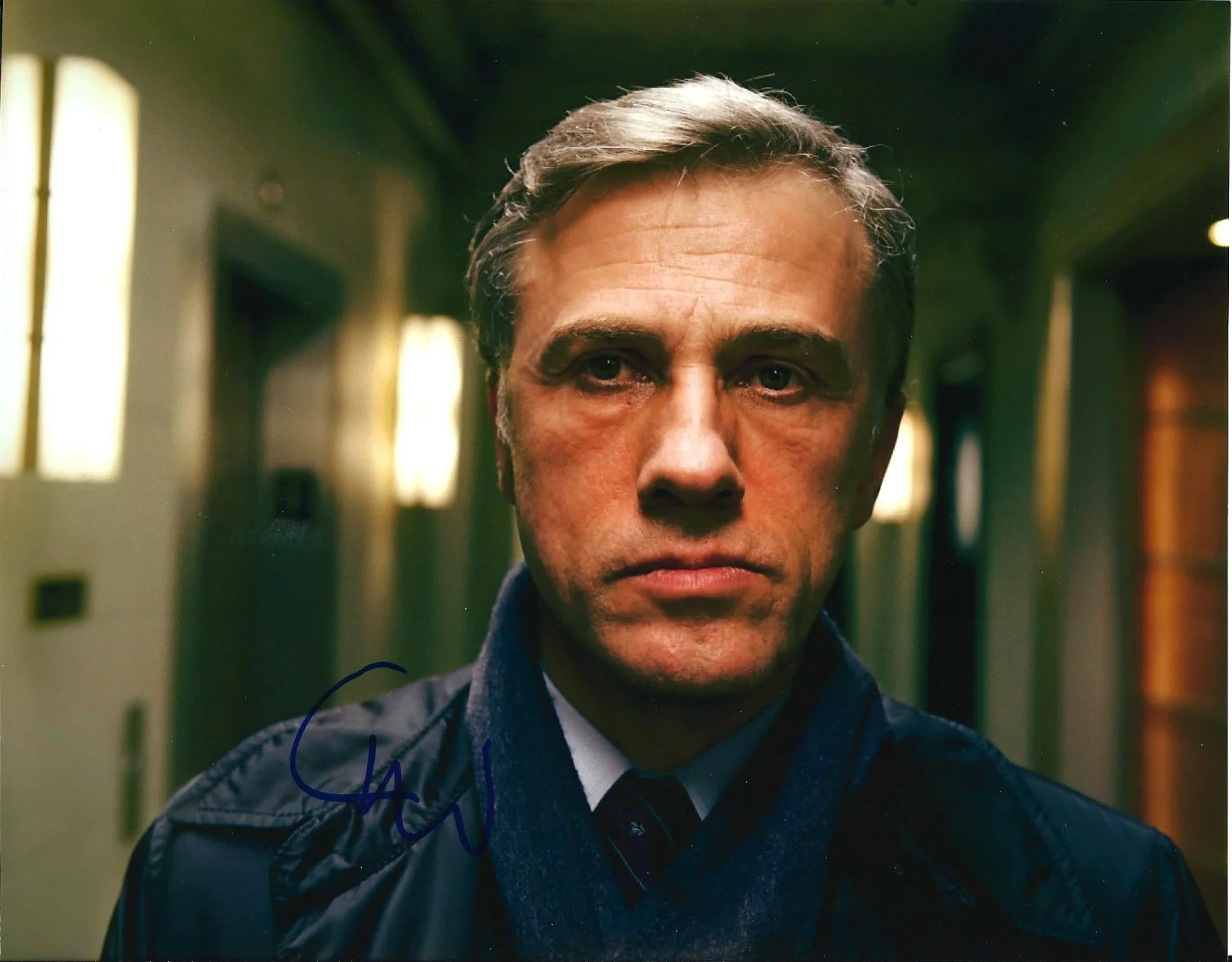 christoph waltz — Christoph Waltz signed Basterds 8x10 Photo. Proof. Django. Oscar Winner
