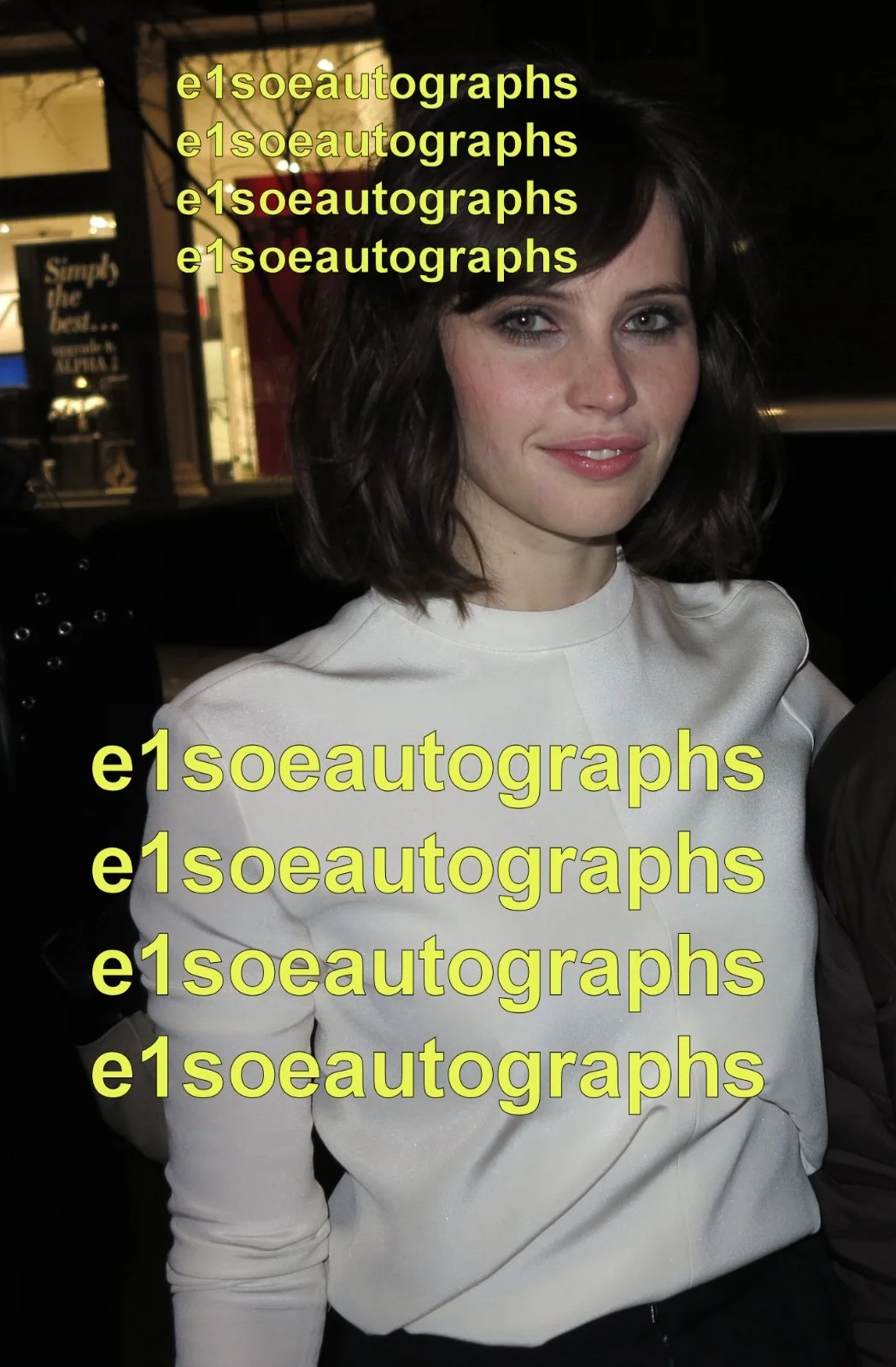 Eddie Redmayne — Felicity Jones & Eddie Redmayne signed Theory of Everything 8x10 photo. Proof, image 3
