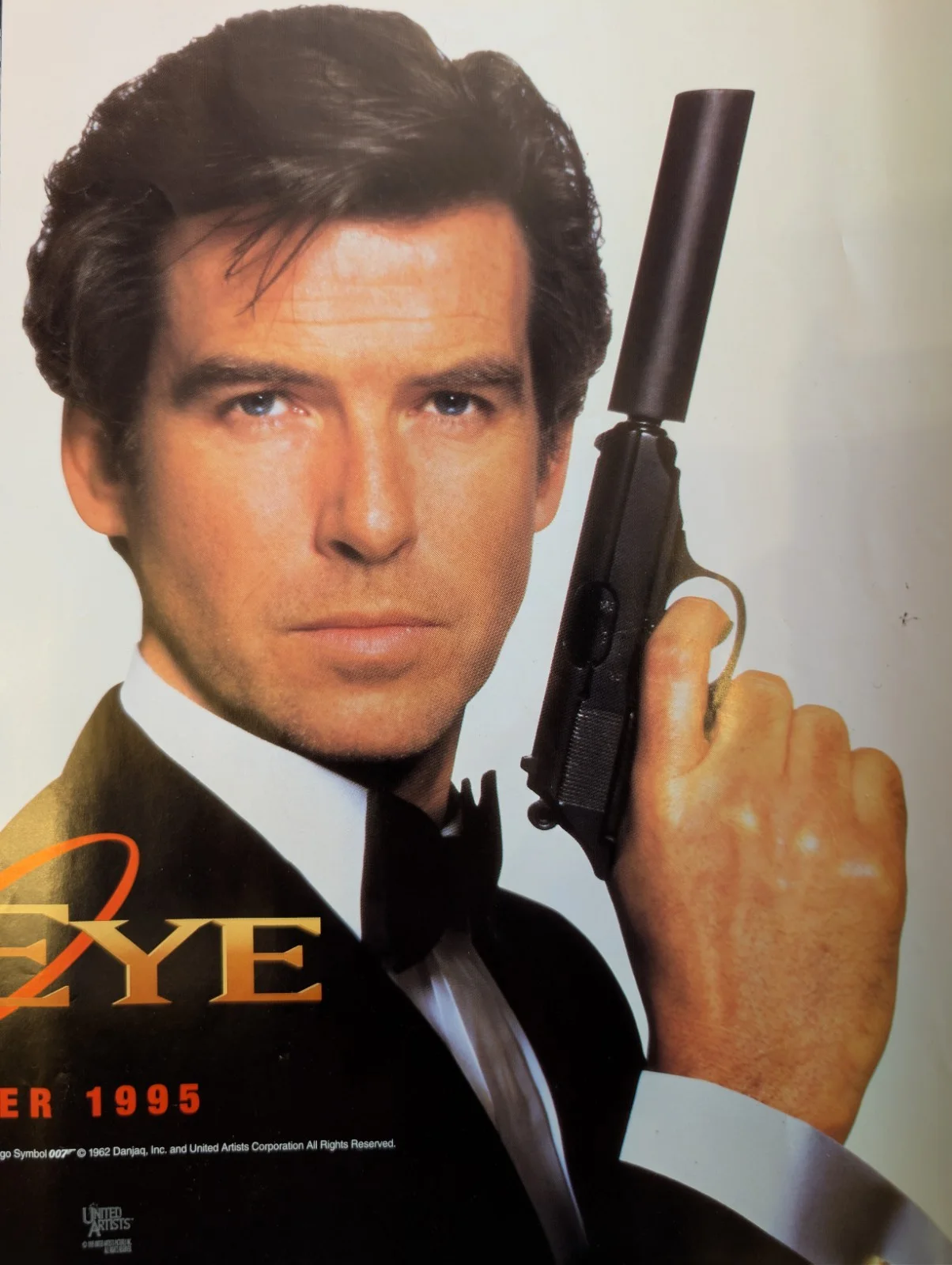 JAMES BOND 007 POSTER - Goldeneye Film Movie UK 16" x 12" Mini Quad 1995 Cinema, изображение 3