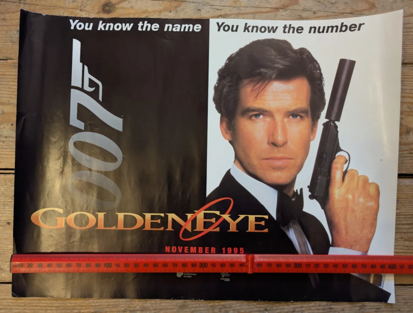JAMES BOND 007 POSTER - Goldeneye Film Movie UK 16" x 12" Mini Quad 1995 Cinema, изображение 4
