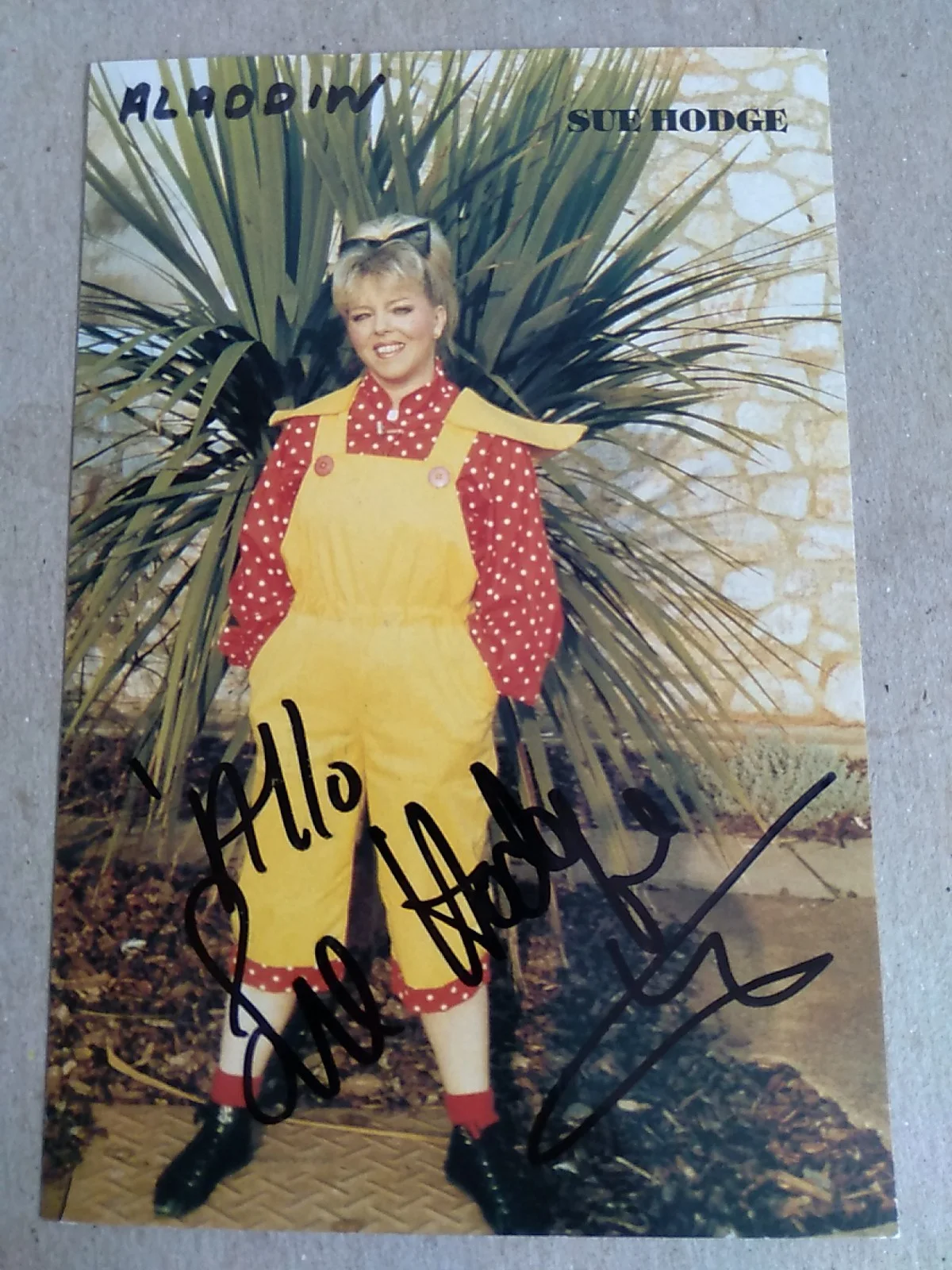 Sue Hodge British Actress Signed Autograph 6x4in Photo Mimi Labonq -'Alo'Alo!, изображение 3