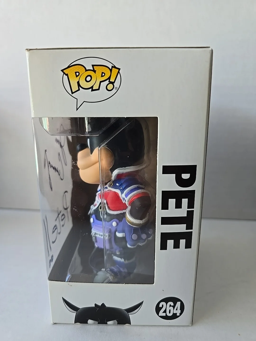 JIM CUMMINGS — JIM CUMMINGS SIGNED PETE POP FUNKO 264 DISNEY FIGURE KINGDOM HEARTS, image 5
