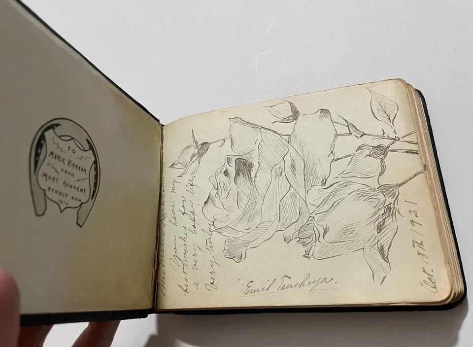 Will Rogers — Vintage 1920's Autograph Album - Sketches, Poems, Quotes, Stamps, Will Rogers, изображение 4