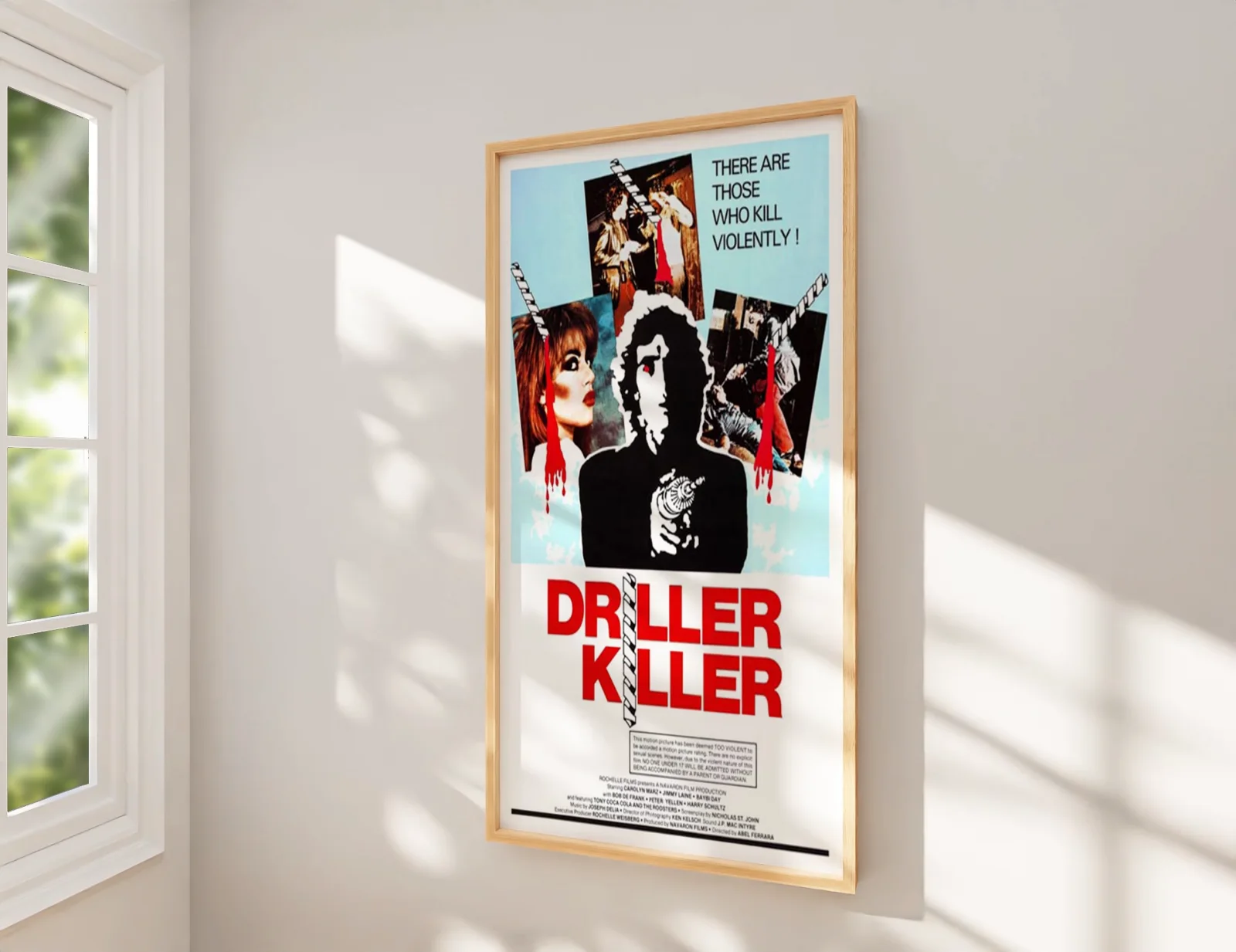 The Driller Killer 1979 - Horror Crime Restored 27.2" x 41" US One Sheet, изображение 2