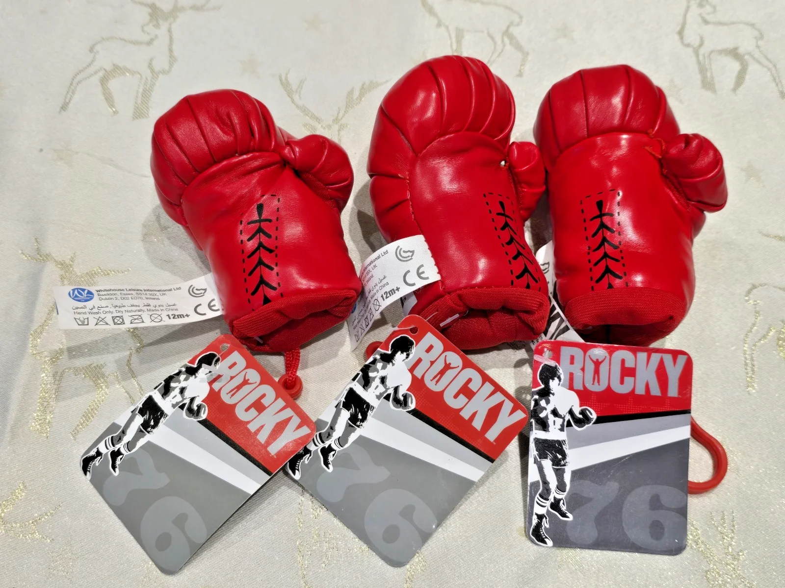 Rocky Collectable Boxing Glove, Italian Stallion, Mini Glove x 3 New with Tags, изображение 4