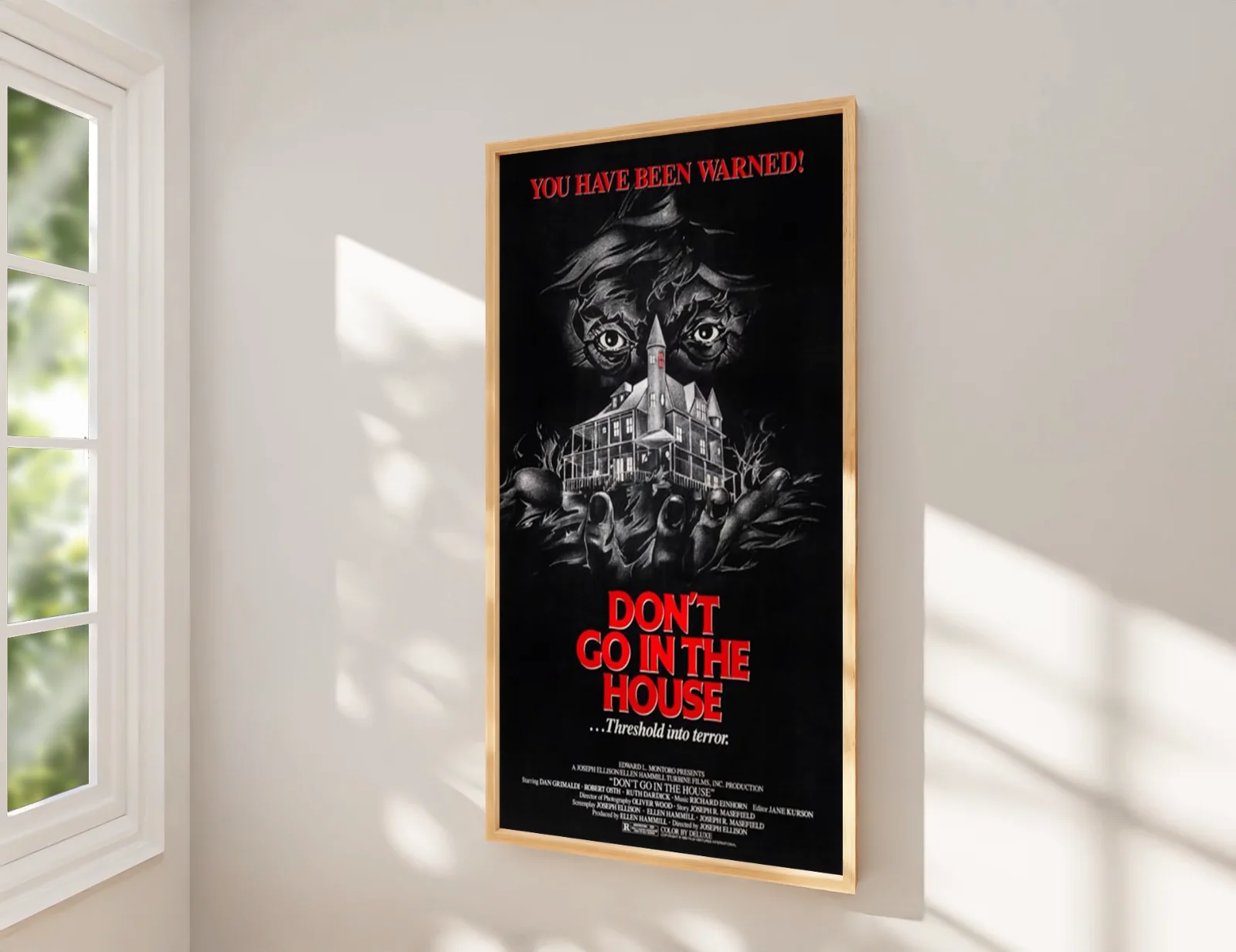 Don't Go In The House 1979 - Horror Crime Restored 27.2" x 41" US One Sheet, изображение 2