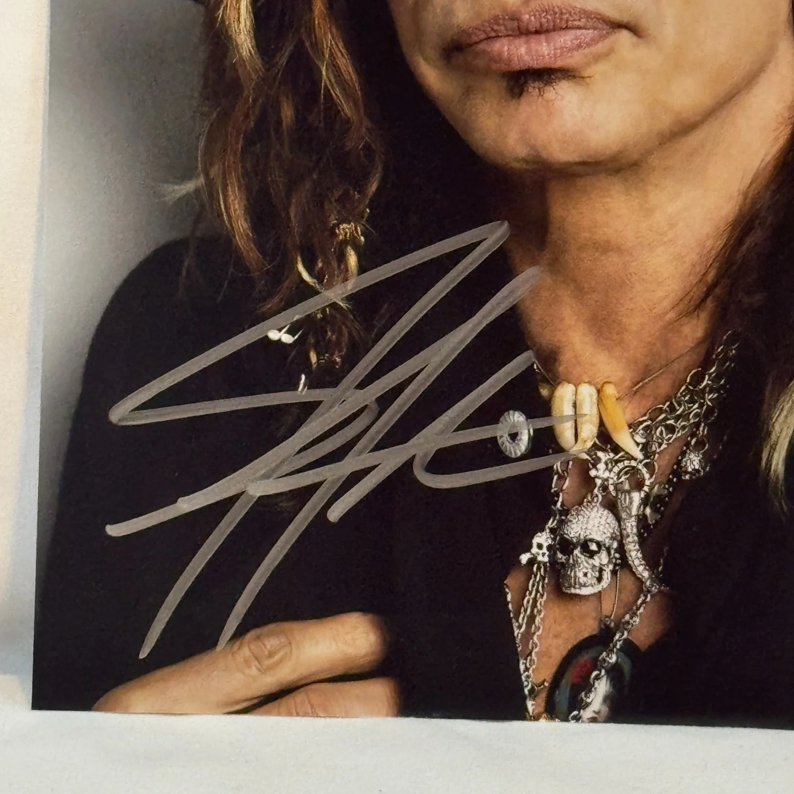 STEVEN TYLER AEROSMITH Signed Autographed 8x10 Color Photograph Auto Photo w/COA, изображение 3