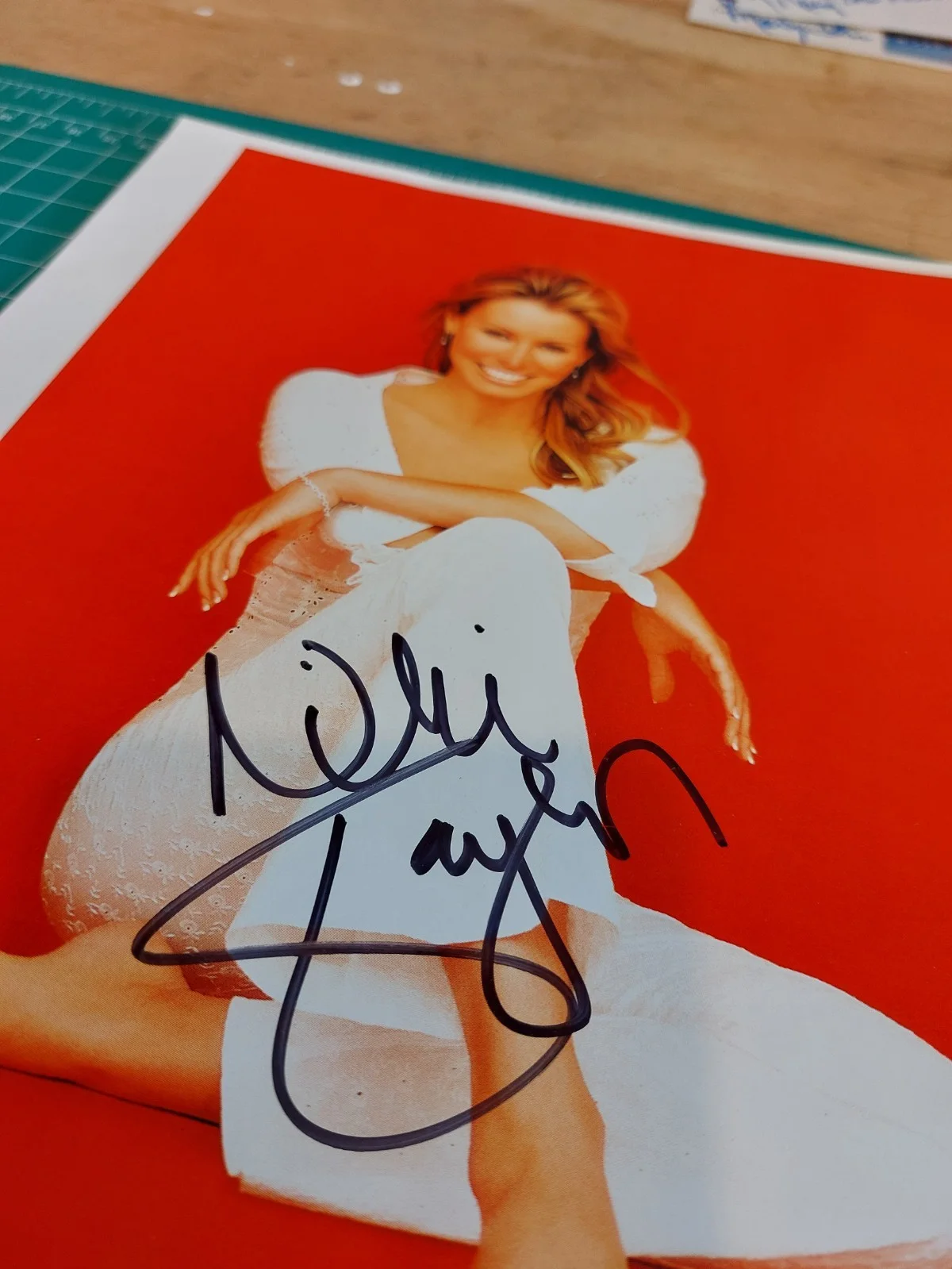 Niki Taylor — Niki Taylor model TV personality hand SIGNED Autographed 8x10 Photo, изображение 2