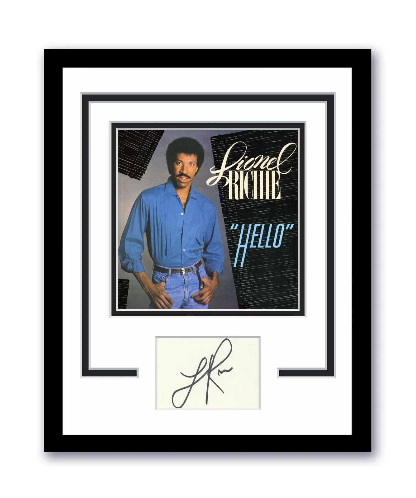 Lionel Richie — Lionel Richie Autographed Signed 11x14 Framed Photo Hello ACOA
