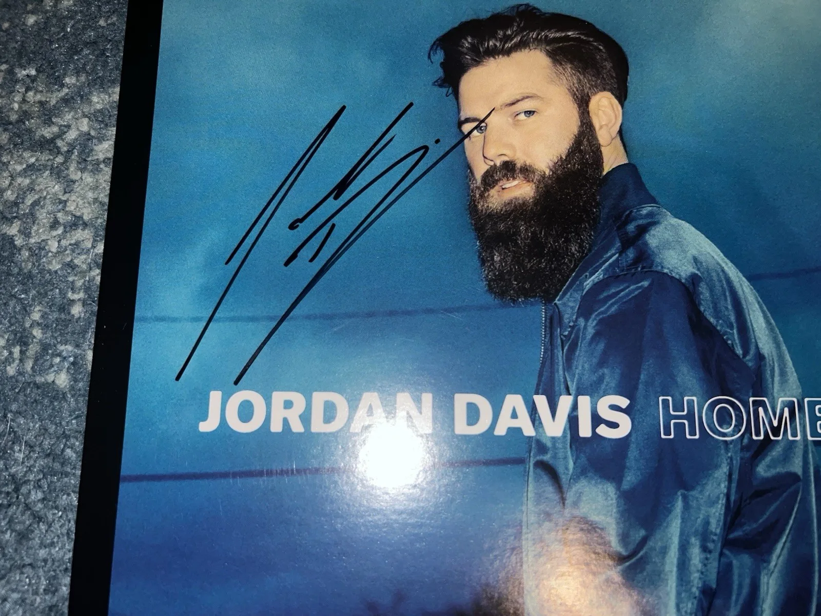 Jordan Davis Signed Home State Album Vinyl County Music Superstar JSA Auth, изображение 2