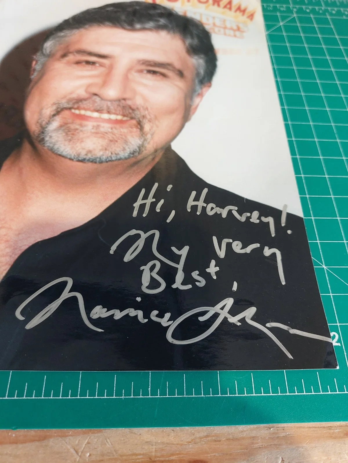 Maurice LaMarche Signed Auto Photo Voice Actor Pinky and the Brain Egon, image 2