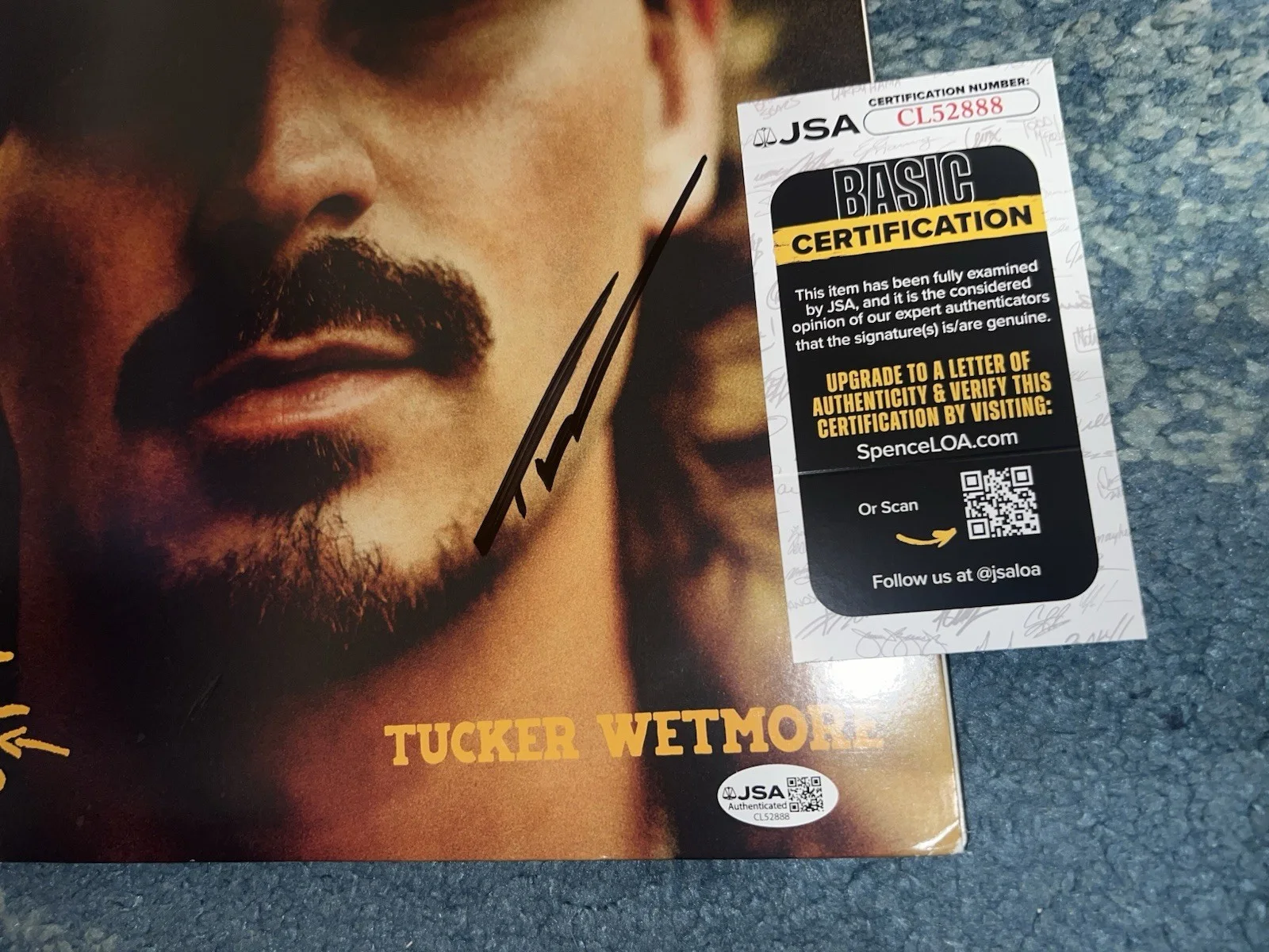 Tucker Wetmore Signed What Not To Album Vinyl County Music Legend JSA Auth, изображение 2