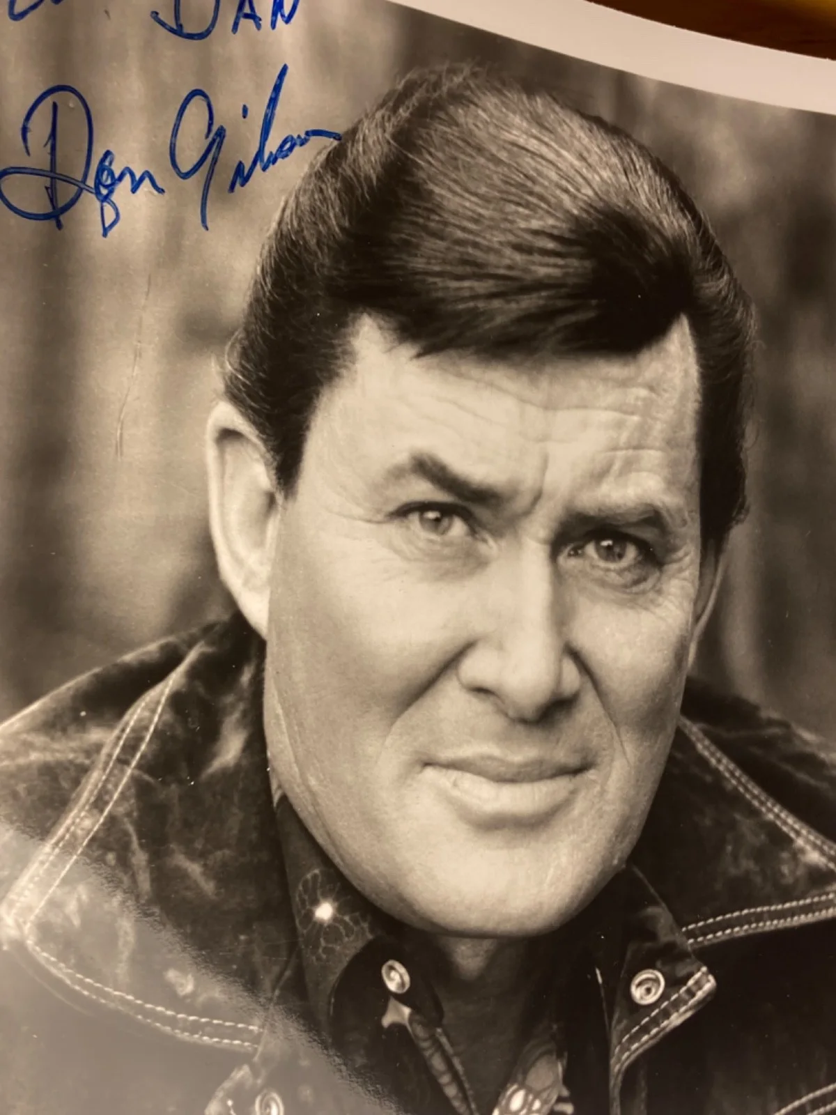 Hand SIGNED Don Gibson 8x10 Vintage Photo - Country Singer Songwriter, изображение 3