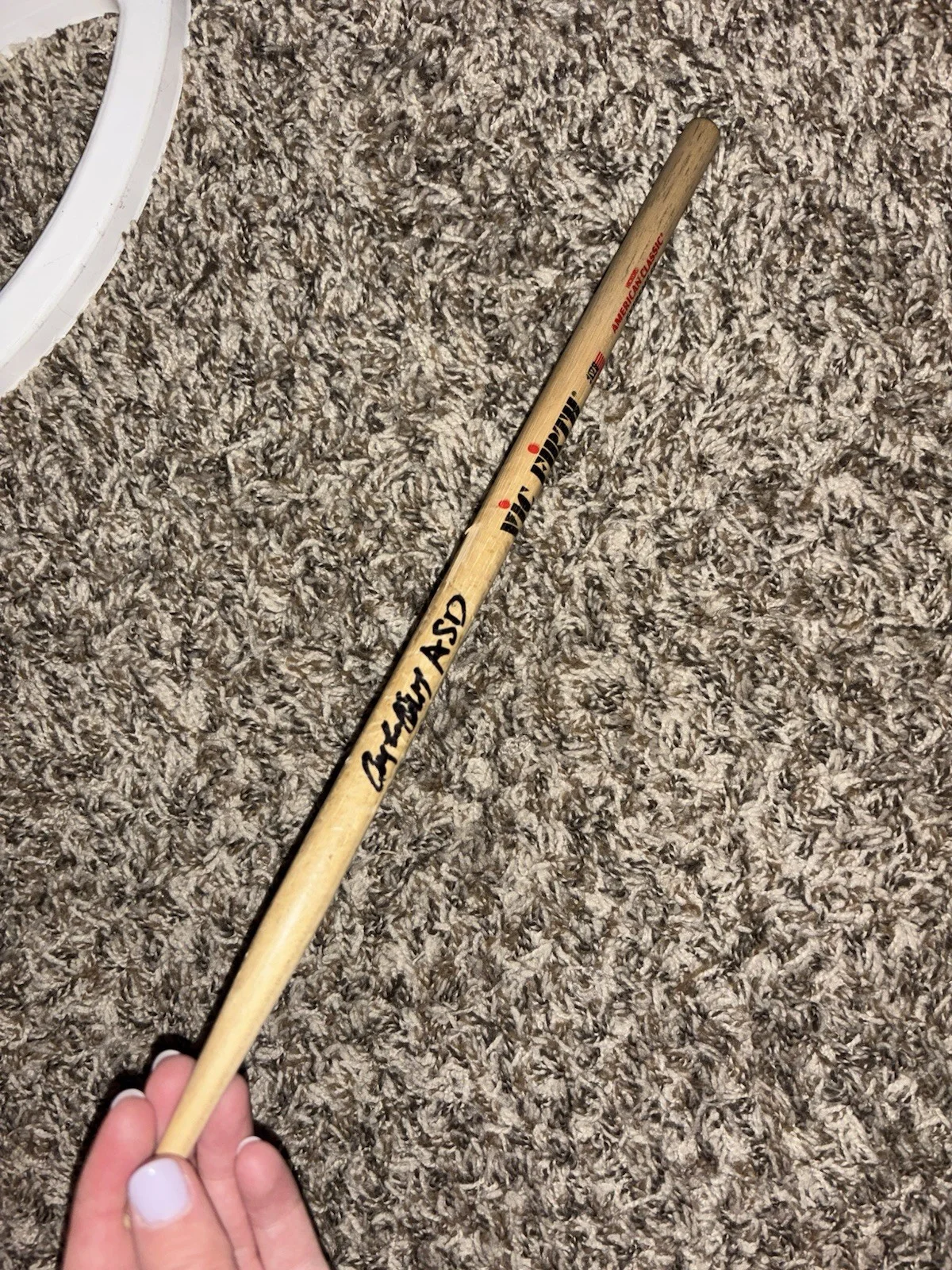 Vic Firth Original Autographed Drum Stick Signed A Skylit Drive, image 3