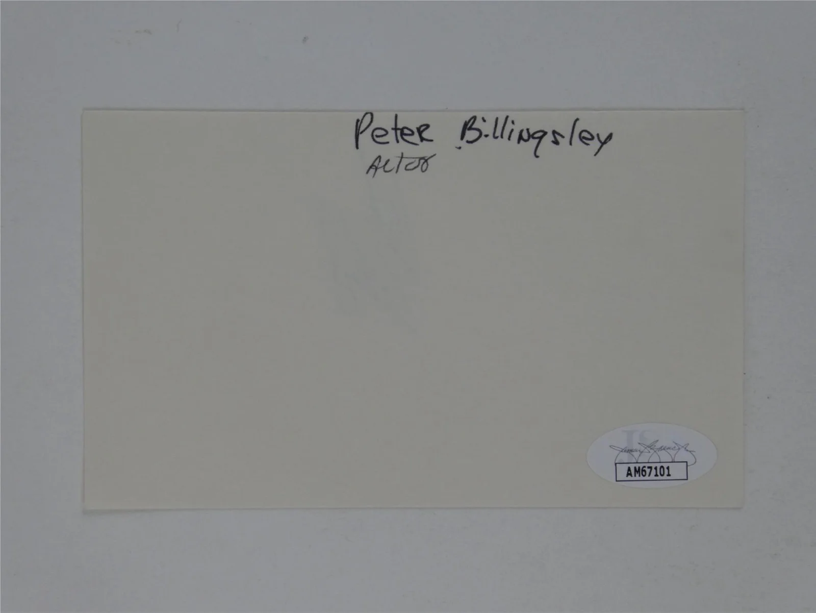 Peter Billingsley — Peter Billingsley Signed 3x5 Index Card Autographed A Christmas Story JSA COA, изображение 3