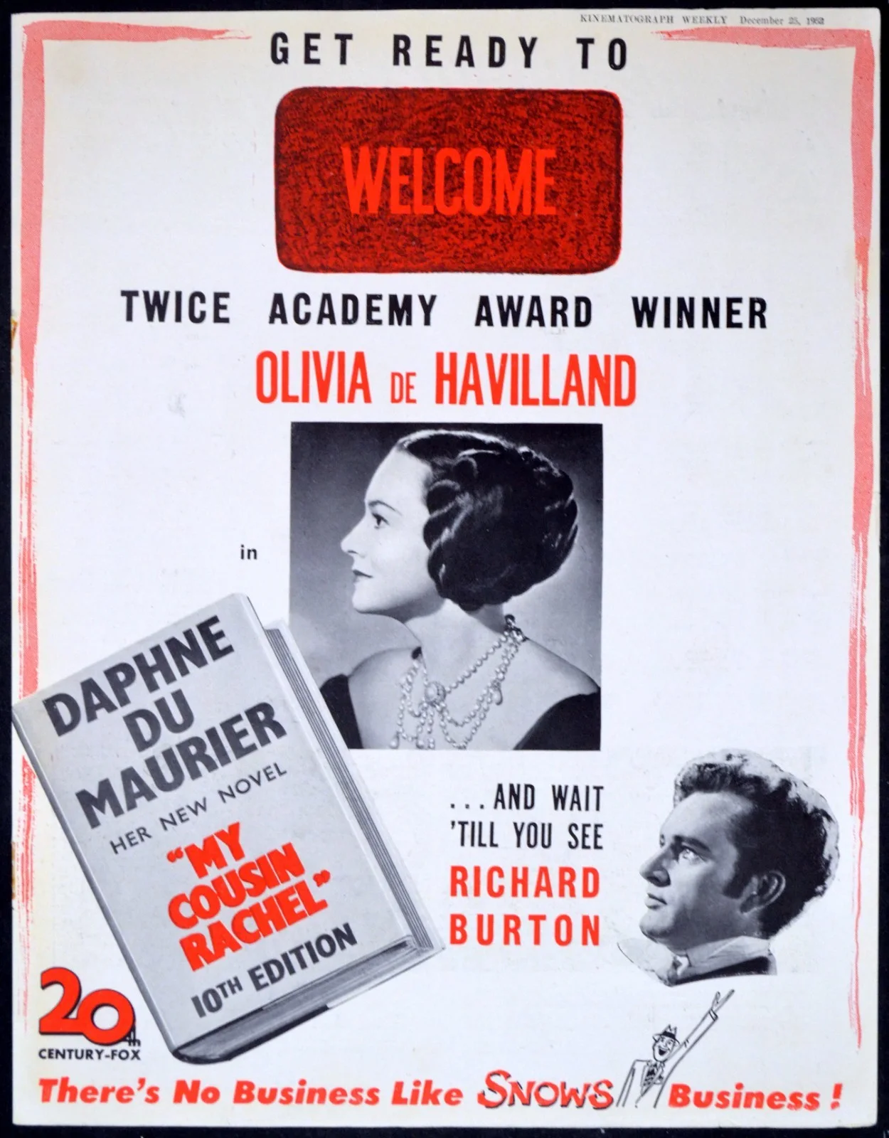 BOTANY BAY 1952 Alan Ladd, James Mason, Patricia Medina TRADE ADVERT, изображение 2