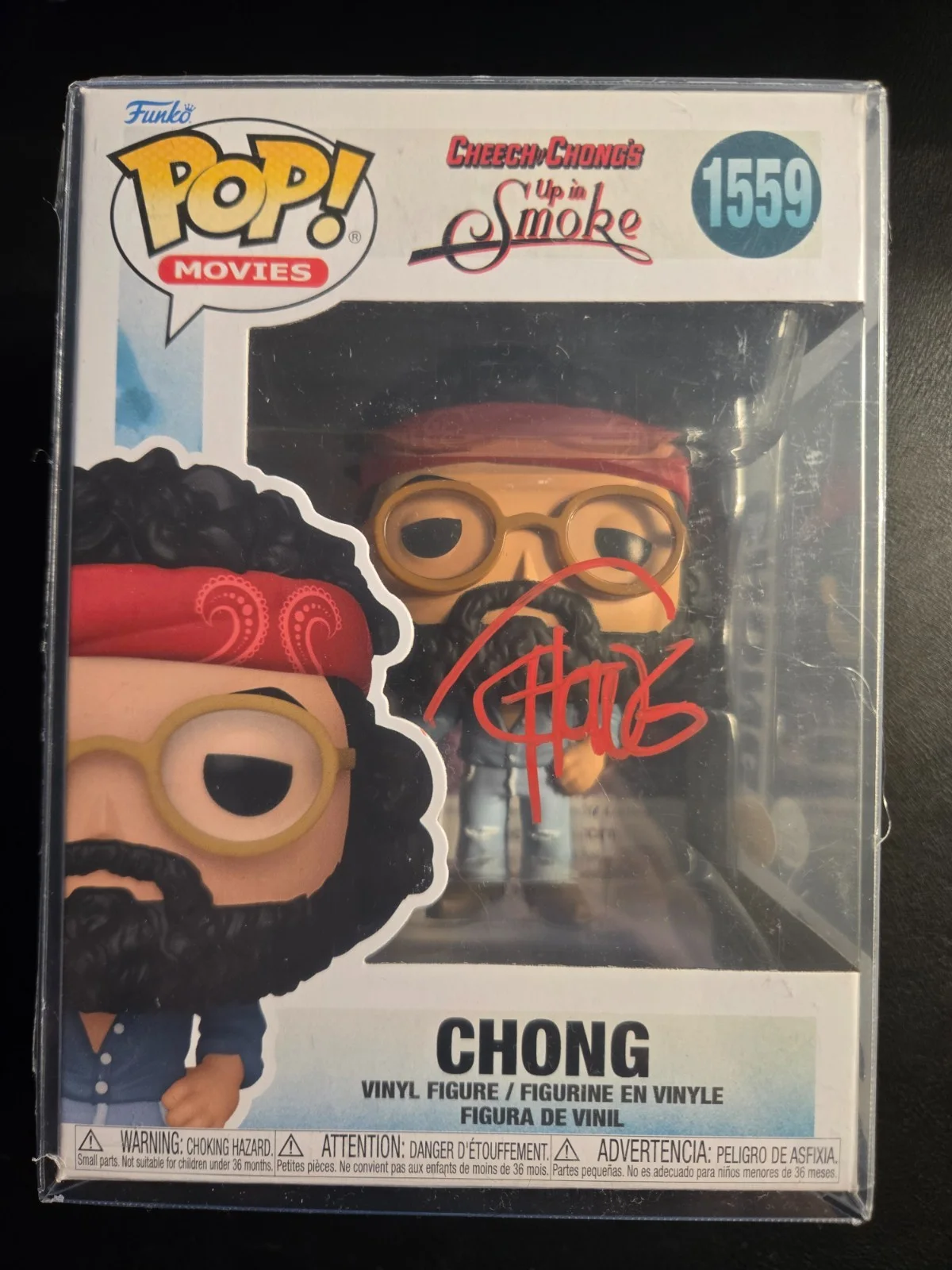 Cheech Marin & Tommy Chong Signed Up In Smoke Funko Pop Set #1558 #1559 JSA, изображение 4