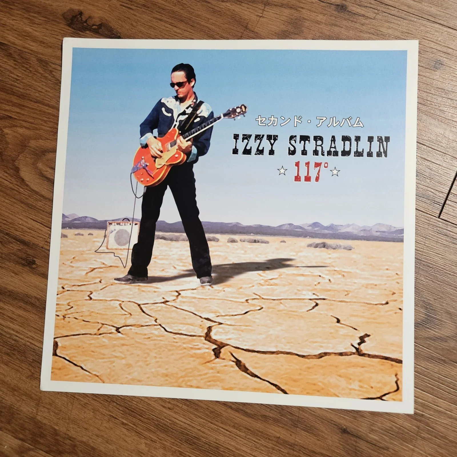 Izzy Stradlin 117° 1998 Promo Album Flat Poster 12x12 Double Sided Geffen Rock, изображение 2