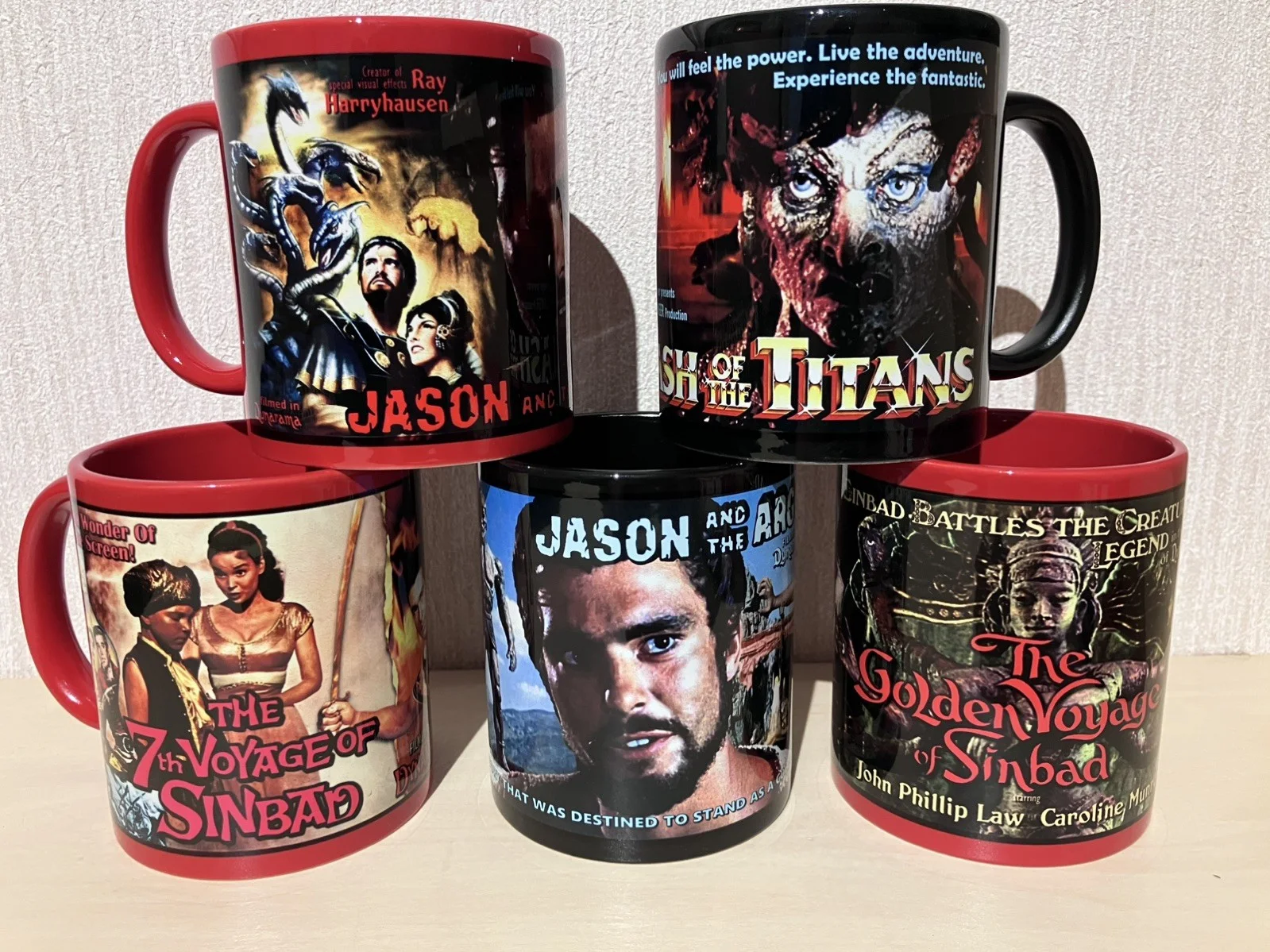 RAY HARRYHAUSEN mugs 42 designs Custom NEW sinbad jason gwangi clash of titans, изображение 2