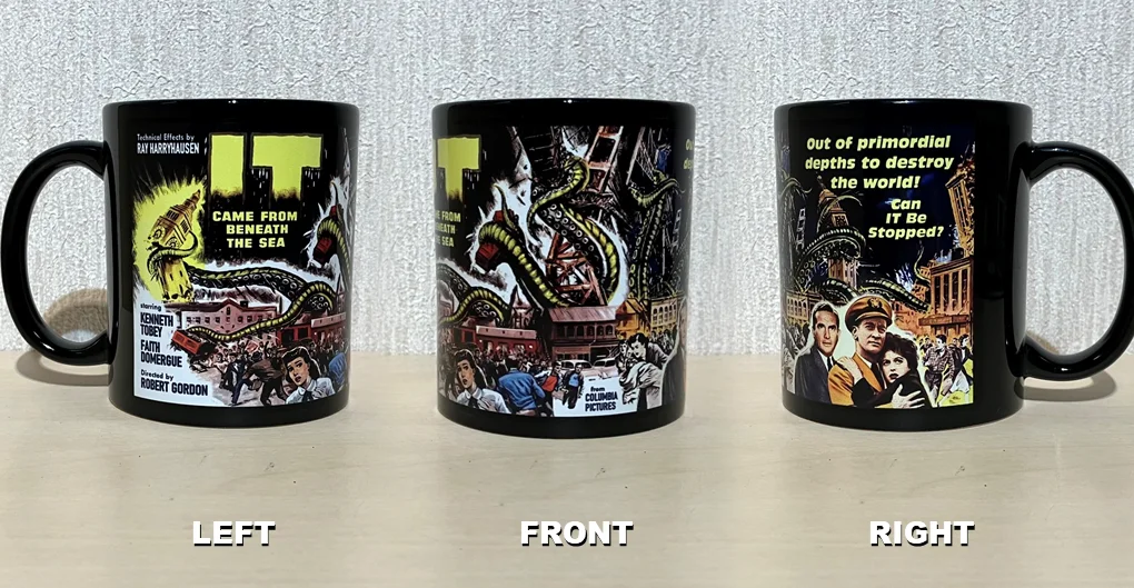 RAY HARRYHAUSEN mugs 42 designs Custom NEW sinbad jason gwangi clash of titans, изображение 4