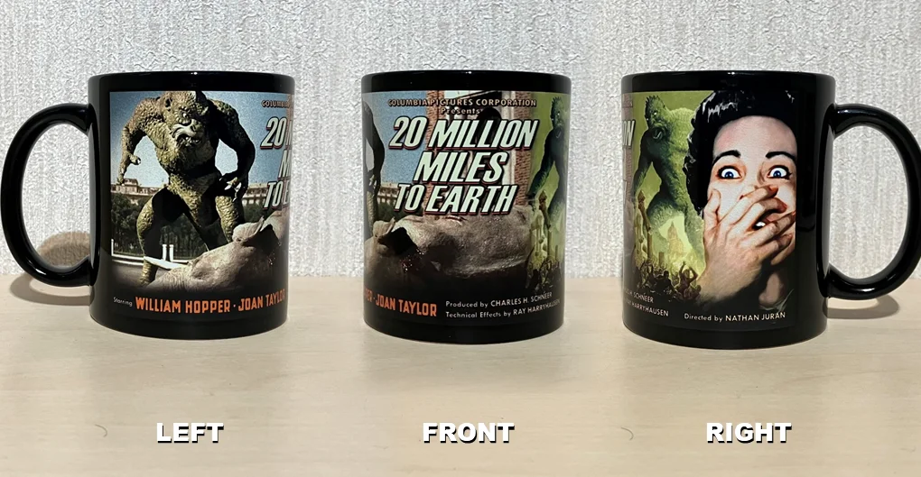 RAY HARRYHAUSEN mugs 42 designs Custom NEW sinbad jason gwangi clash of titans, изображение 5
