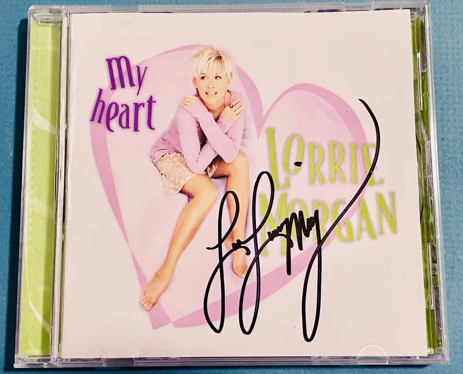 Lori Morgan My Heart CD Album signed autographed cover, изображение 3