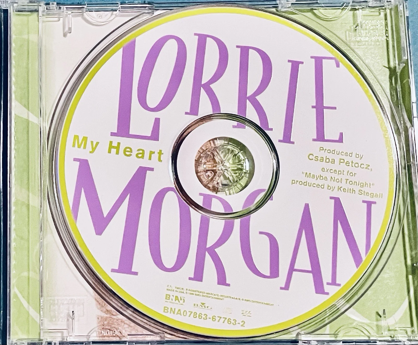 Lori Morgan My Heart CD Album signed autographed cover, изображение 5